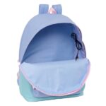 Safta Munich Mellow Zaino per laptop fino a 15,6" - Connettore USB - Base imbottita - Tasca frontale - Doppia maniglia - Spallacci ergonomici - 24,55 L - 310 x 180 x 440 mm - Colore azzurro - immagine 4