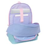 Safta Munich Mellow Zaino per laptop fino a 15,6" - Connettore USB - Base imbottita - Tasca frontale - Doppia maniglia - Spallacci ergonomici - 24,55 L - 310 x 180 x 440 mm - Colore azzurro - immagine 5