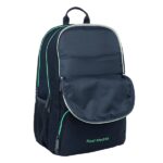 Safta Real Madrid 2ª Divisa 25/26 Zaino per laptop fino a 14,1" - Chiusura Racchetta da padel - Portabottiglie - Portascarpe - Rete traspirante - 21,40 L - 300x170x420 mm - Colore blu navy - immagine 4