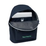 Safta Real Madrid 2ª Equipacion 25/26 Zaino per laptop fino a 14,1" - Tasca per tablet - Doppia maniglia - Schienale traspirante - 20 L - 310 x 160 x 410 mm - Colore blu navy - immagine 4