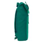 Safta Real Betis Balompie Zaino per laptop fino a 15,6" - Cerniera - Interno imbottito - Resistente all'acqua - Spallacci ergonomici - Maniglia superiore - 280x130x420mm - Colore verde - immagine 3