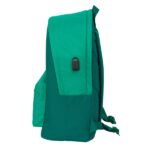 Safta Real Betis Balompie Zaino per laptop fino a 15,6" - Scomparto antifurto - Connettore USB - Base imbottita - Resistente all'acqua - Doppia maniglia - 310x180x440mm - Colore verde - immagine 3