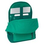 Safta Real Betis Balompie Zaino per laptop fino a 15,6" - Scomparto antifurto - Connettore USB - Base imbottita - Resistente all'acqua - Doppia maniglia - 310x180x440mm - Colore verde - immagine 5