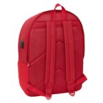 6" - Antifurto - Connettore USB - Base imbottita - Tasca frontale - Doppia maniglia - Spallacci ergonomici - 310x180x440mm - Colore rosso