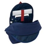 Safta el Pulpo Zaino per laptop fino a 15,6" - Alloggiamento antifurto - Connettore USB - Base imbottita - Spallacci ergonomici - 24,55 L - Maniglia superiore - 310 x 180 x 440 mm - Colore blu navy - immagine 4