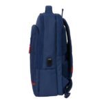 Safta el Pulpo Zaino per laptop fino a 15,6" - Interno imbottito - Connettore USB - Portabottiglie - Organizer interno - Spallacci imbottiti - 290x150x440mm - Colore blu navy - immagine 3