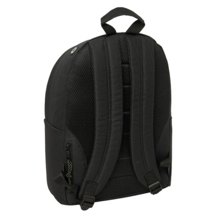 1" - Interno imbottito - Tasca per tablet - Doppia maniglia - Spallacci ergonomici - Schienale traspirante - 20 L - 310 x 160 x 410 mm - Colore nero