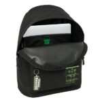 Safta Stranger Things Zaino per laptop fino a 14,1" - Interno imbottito - Tasca per tablet - Doppia maniglia - Spallacci ergonomici - Schienale traspirante - 20 L - 310 x 160 x 410 mm - Colore nero - immagine 4