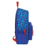 Safta Cars Zaino per laptop fino a 14,1" - Interno imbottito - Tasca frontale - Tasca portabottiglie - Doppia maniglia - Spallacci ergonomici - Maniglia superiore - 310x130x430mm - Colore blu - immagine 3