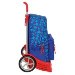 Safta Cars Zaino per laptop fino a 14,1" - Portabottiglie - Doppia maniglia - Spallacci ergonomici - Schienale imbottito - Maniglia superiore - Zaino estraibile - 310x130x430mm - Colore blu - immagine 3