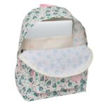Safta Minnie Mouse Minty Zaino per laptop fino a 14,1" - Tasca frontale - Portabottiglie - Doppia maniglia - Spallacci ergonomici - Maniglia superiore - 310x130x430 mm - Colore rosa pastello - immagine 4