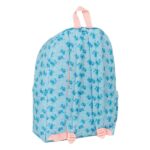 1" - Tasca frontale - Portabottiglie - Doppia maniglia - Spallacci ergonomici - Maniglia superiore - 310x130x430 mm - Colore azzurro