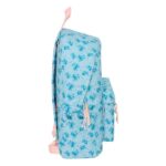 Safta Stitch Ohana Zaino per laptop fino a 14,1" - Tasca frontale - Portabottiglie - Doppia maniglia - Spallacci ergonomici - Maniglia superiore - 310x130x430 mm - Colore azzurro - immagine 3