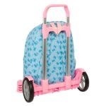 1" - Portabottiglie - Doppia maniglia - Spallacci ergonomici - Schienale imbottito - Maniglia superiore - 310x130x430 mm - Colore azzurro