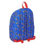 1" - Tasca frontale - Portabottiglie - Doppia maniglia - Spallacci ergonomici - Maniglia superiore - 310x130x430 mm - Colore blu