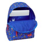 Safta Mickey Mouse Today Zaino per laptop fino a 14,1" - Tasca frontale - Portabottiglie - Doppia maniglia - Spallacci ergonomici - Maniglia superiore - 310x130x430 mm - Colore blu - immagine 4