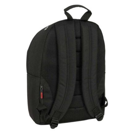 1" - Interno imbottito - Tasca per tablet - Doppia maniglia - Spallacci ergonomici - Schienale traspirante - 20 L - 310x160x410 mm - Colore nero