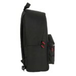 Safta F.C.Barcelona Zaino per laptop fino a 14,1" - Interno imbottito - Tasca per tablet - Doppia maniglia - Spallacci ergonomici - Schienale traspirante - 20 L - 310x160x410 mm - Colore nero - immagine 3