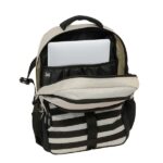 Safta Kappa Grey Zaino per laptop fino a 15,6" - Tasca antifurto - Ergonomico - Cinghia per valigia - 340x150x460 mm - Colore nero e grigio - immagine 5