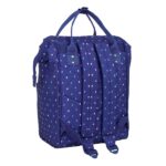 Safta Benetton Drop Zaino per laptop fino a 13" - Tasca con cerniera - Manici superiori - Spallacci ergonomici - Scomparto imbottito - 270x190x400 mm - Colore blu scuro - immagine 2