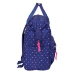 Safta Benetton Drop Zaino per laptop fino a 13" - Tasca con cerniera - Manici superiori - Spallacci ergonomici - Scomparto imbottito - 270x190x400 mm - Colore blu scuro - immagine 3