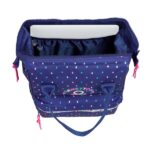 Safta Benetton Drop Zaino per laptop fino a 13" - Tasca con cerniera - Manici superiori - Spallacci ergonomici - Scomparto imbottito - 270x190x400 mm - Colore blu scuro - immagine 4