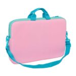 6" - Interno imbottito - Tracolla regolabile - Manici nella parte superiore - Doppia maniglia - 4L - 400x40x270mm - Colore rosa pastello