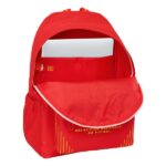 Safta Nazionale di calcio spagnola Zaino per laptop fino a 14,1" - Tasca frontale - Portabottiglie - Doppia maniglia - Spallacci ergonomici - Maniglia superiore - 17,30 L - 310 x 130 x 430 mm - Colore rosso - immagine 4