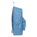 Safta Frozen Zaino per laptop fino a 14,1" - Interno imbottito - Tasca frontale - Tasca portabottiglie - Doppia maniglia - Spallacci ergonomici - Maniglia superiore - 310x130x430mm - Colore blu - immagine 3