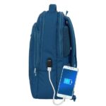 Safta Harper and Neyer Zaino per laptop fino a 15,6" - Connettore USB - Schienale imbottito ergonomico - Portabottiglie - Tasca frontale - Doppia maniglia - 290x150x440mm - Colore blu navy - immagine 3