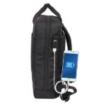 Safta Real Madrid Premium Zaino per laptop fino a 13,3" - Cerniera - Connettore USB - Spallacci imbottiti - Cinghia regolabile - Compatibile con valigia - 290x110x390mm - Colore nero - immagine 3