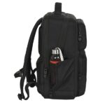 Safta Real Madrid Premium Zaino per laptop fino a 15,6" - Connettore USB - Portabottiglie - Tasche frontali - Doppia maniglia - Compatibile con valigia - 13,75 L - 310 x 130 x 440 mm - Colore nero - immagine 5