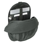 Safta Harper and Neyer Grey Zaino per laptop fino a 15,6" - Connettore USB - Base imbottita - Doppia maniglia - Spallacci ergonomici - Maniglia superiore - 24,55 L - 310x180x440 mm - Colore grigio scuro - immagine 5