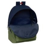 Safta el Pulpo Zaino per laptop fino a 15,6" - Connettore USB - Base imbottita - Doppia maniglia - Spallacci ergonomici - Maniglia superiore - 310x180x440mm - Colore verde scuro - immagine 4