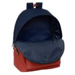 Safta el Pulpo Caldera Zaino per laptop fino a 15,6" - Connettore USB - Base imbottita - Doppia maniglia - Spallacci ergonomici - Maniglia superiore - 24,55 L - 310x180x440 mm - Colore rosso scuro - immagine 4