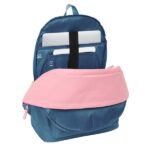 Safta el Pulpo Indigo Zaino per laptop fino a 15,6" - Connettore USB - Base imbottita - Tasca frontale - Doppia maniglia - Spallacci ergonomici - Maniglia superiore - 310x180x440mm - Colore blu - immagine 5