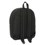 1" - Portabottiglie - Doppia maniglia - Tasca frontale - Spallacci e schienale imbottiti - Maniglia superiore - 310x160x400mm - Colore nero