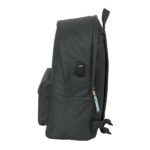 55 L - Tasca frontale - Base imbottita - Maniglia superiore - 310x180x440 mm - Colore nero