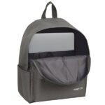 Safta Zaino per laptop fino a 14,1" - Interno imbottito - Doppia cerniera - Tasca frontale - Maniglia superiore - 19,85 L - 310x160x400 mm - Colore grigio - immagine 5