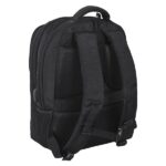 6" - Connettore USB - Portabottiglie - Schienale imbottito - Spallacci regolabili e traspiranti - Scomparto per occhiali - 300x160x430 mm - Colore nero