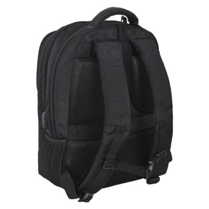 6" - Connettore USB - Portabottiglie - Schienale imbottito - Spallacci regolabili e traspiranti - Scomparto per occhiali - 300x160x430 mm - Colore nero