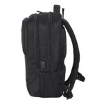 Safta Business Zaino per laptop fino a 15,6" - Connettore USB - Portabottiglie - Schienale imbottito - Spallacci regolabili e traspiranti - Scomparto per occhiali - 300x160x430 mm - Colore nero - immagine 3