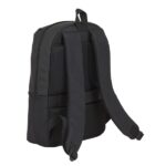 1" - Doppia maniglia - Tasca frontale - Spallacci ergonomici - Schienale imbottito - Cinghia per valigie - Maniglia superiore - 280x130x400mm - Colore nero