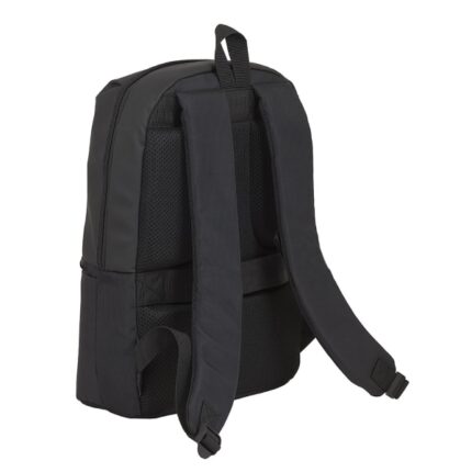 1" - Doppia maniglia - Tasca frontale - Spallacci ergonomici - Schienale imbottito - Cinghia per valigie - Maniglia superiore - 280x130x400mm - Colore nero