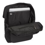Safta Business Zaino per laptop fino a 13,3" - Doppia chiusura - Connettore USB - Cinghie imbottite e traspiranti - Schienale imbottito ergonomico - Cinghia per valigia - Maniglia superiore - Colore nero - immagine 5