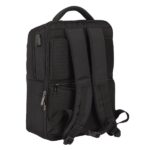 6" - Connettore USB - Tasca portabottiglie - Tasca antifurto - Tasche frontali - Imbottitura - Spallacci imbottiti e traspiranti - Colore nero