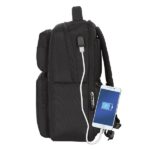 Safta Business Zaino per laptop fino a 15,6" - Connettore USB - Tasca portabottiglie - Tasca antifurto - Tasche frontali - Imbottitura - Spallacci imbottiti e traspiranti - Colore nero - immagine 3
