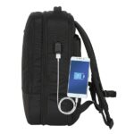 Safta Business Zaino per laptop fino a 15,6" - Connettore USB - Ergonomico - Organizer - Tasca laterale - Cinghia per valigia - Interno imbottito - Colore nero - immagine 4