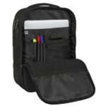 Safta Business Zaino per laptop fino a 15,6" - Connettore USB - Ergonomico - Organizer - Tasca laterale - Cinghia per valigia - Interno imbottito - Colore nero - immagine 5