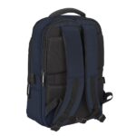 6" - Connettore USB - Tasca per tablet - Portabottiglie - Organizer frontale - Doppia maniglia - 290x150x440 mm - Colore blu navy